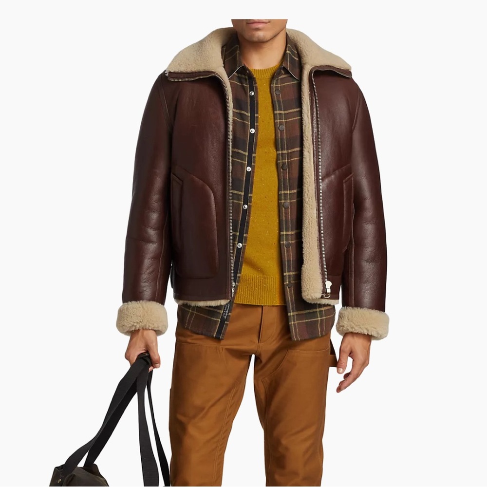 BRAND NEW RAG & BONE Stanley Shearling Jacket